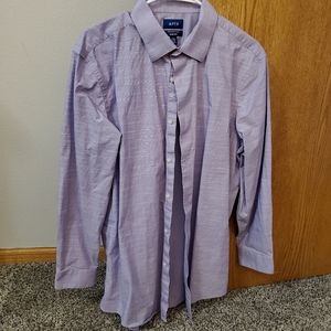 Purple Apt 9 Premier Flex Slim Fit Dress Shirt